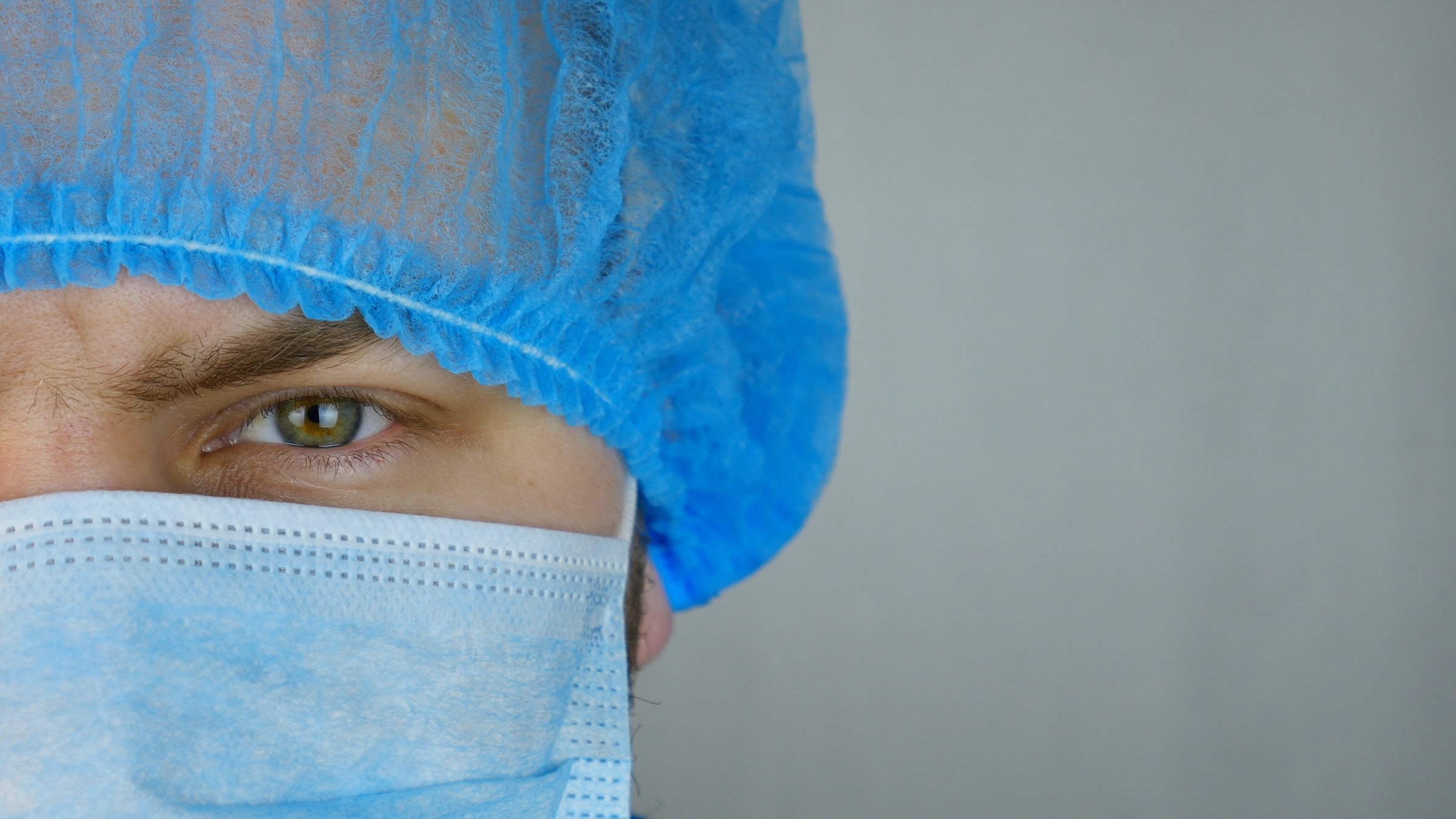 Which fabric is used for surgical masks