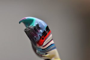 how to clean dried acrylic paint brushes