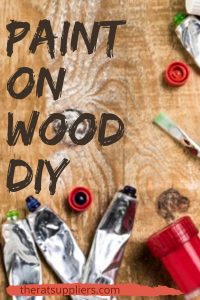 How To Use Paint As Wood Stains