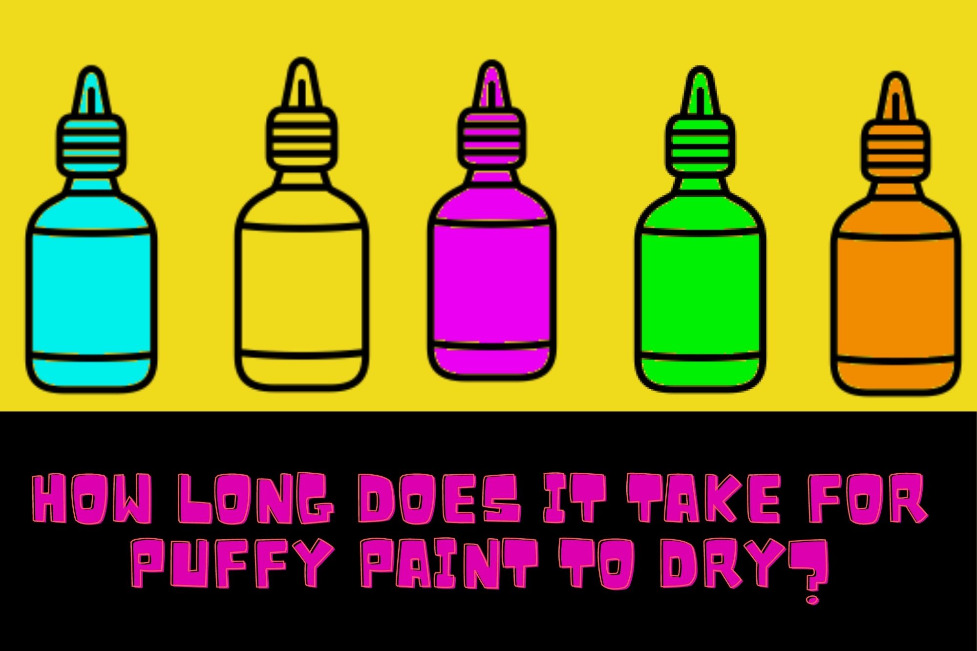 How Long Does It Take For Puffy Paint To Dry? - The Art Suppliers