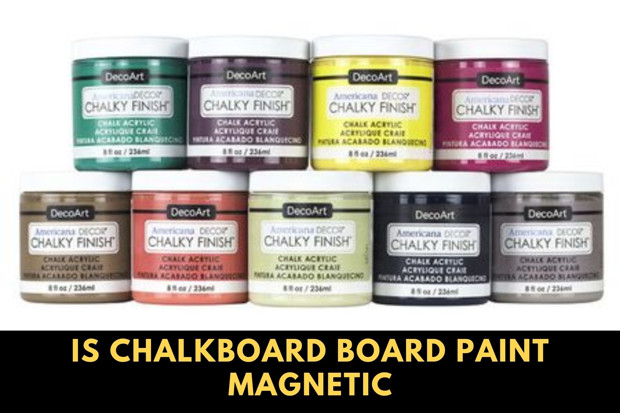 Is Chalkboard Paint Magnetic