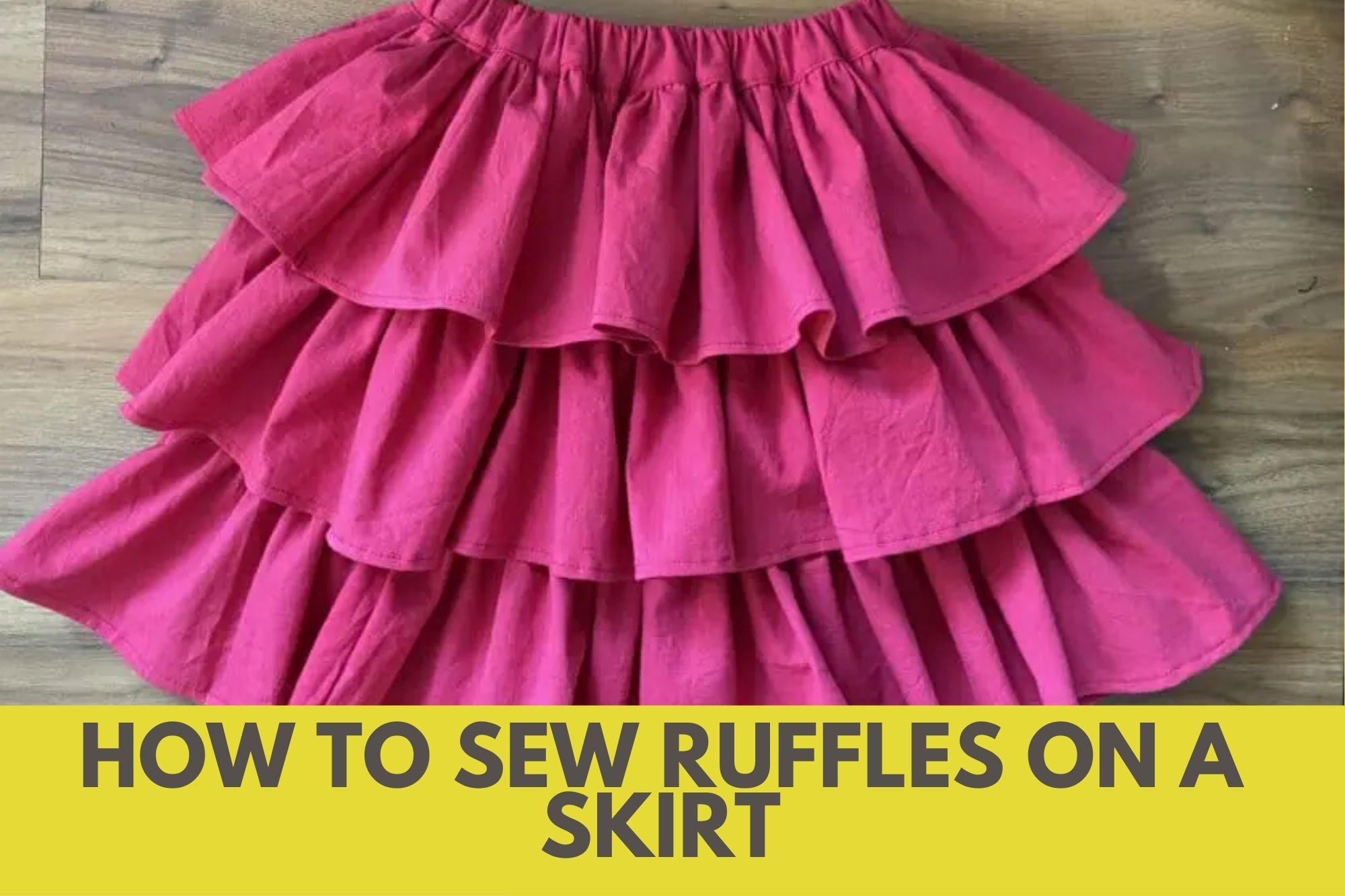 How To Sew Ruffles On A Skirt
